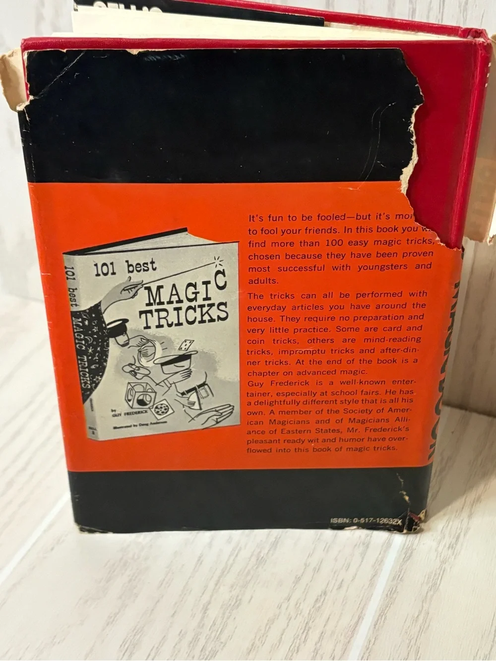 Vintage Magic Book Bells Hardcover 1973 Guide To Magic Tricks